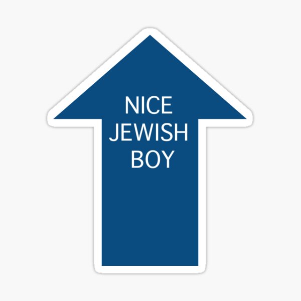 Item preview, Nice Jewish Boy (With Up Arrow) designed and sold by JBF-Enterprises.