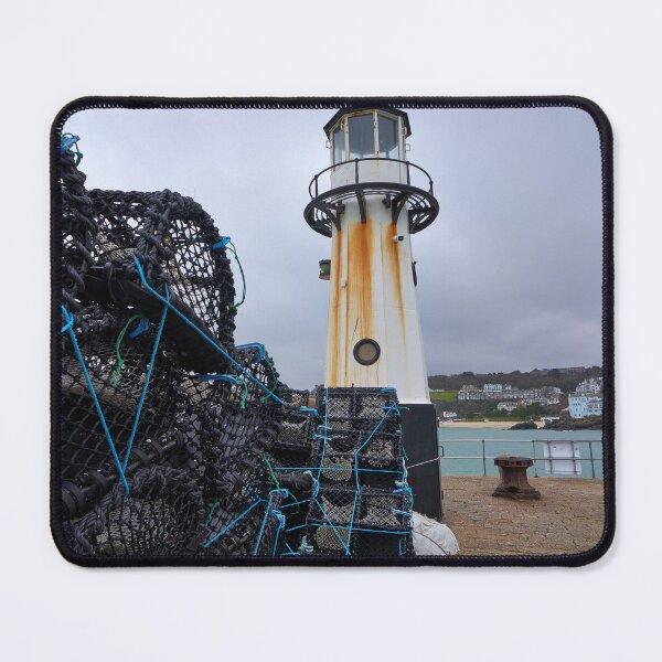 Item preview, The Lighthouse house on Smeatons pier St Ives Cornwall, England. designed and sold by VnGphoto.