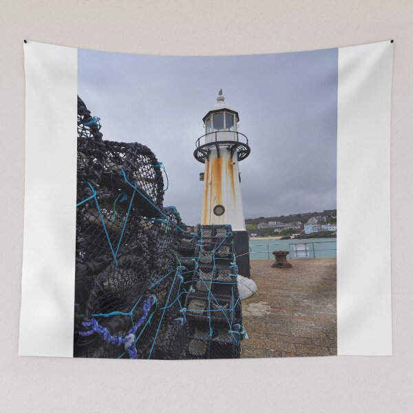 Item preview, The Lighthouse house on Smeatons pier St Ives Cornwall, England. designed and sold by VnGphoto.
