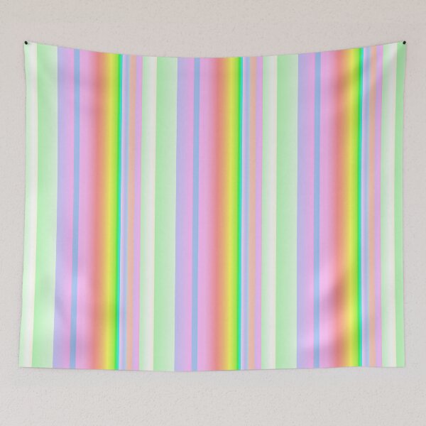 Item preview, Pastel colored vertical stripes | pale colorful palette designed and sold by lausn.