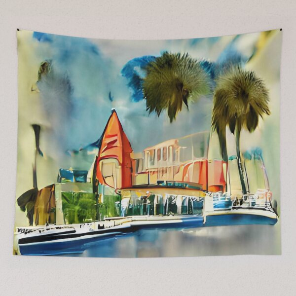 Item preview, St. Pete Fl. colorful abstract colorful original art designed and sold by Surrealarts727.