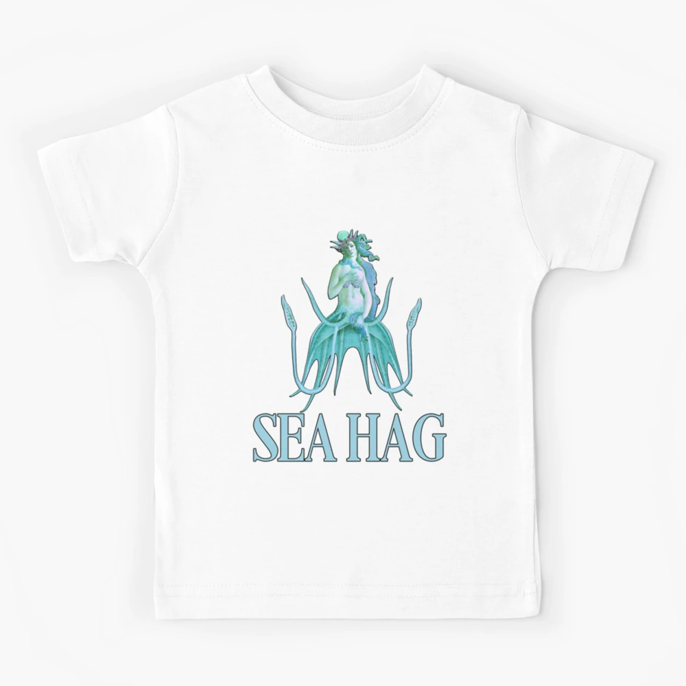 Sea Hag Ocean Mermaid Sea Witch Coastal Funny Kids T-Shirt for Sale by  funnytshirtemp