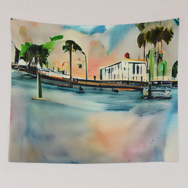 Item preview, St. Pete Fl. colorful abstract colorful original art designed and sold by Surrealarts727.