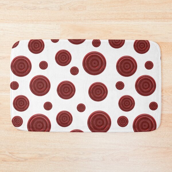 Item preview, Abstract design of circular red shapes of different sizes designed and sold by Martapp.
