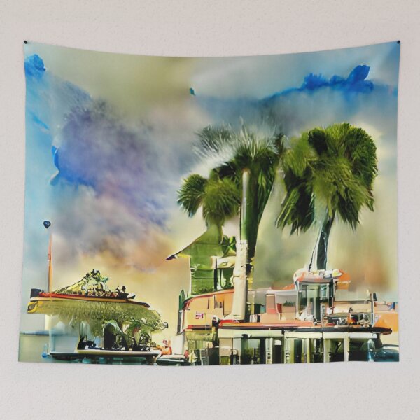 Item preview, St. Pete Fl. colorful abstract colorful original art designed and sold by Surrealarts727.