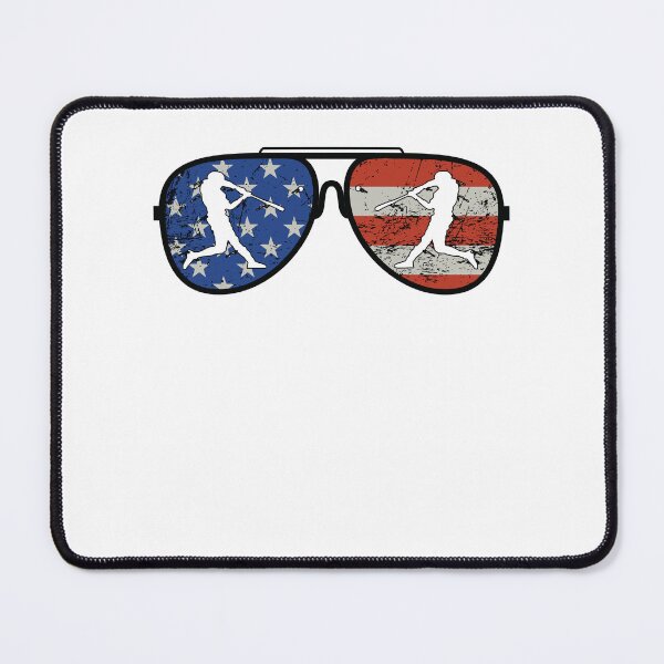 Item preview, American Flag Baseball Sunglasses Baseball Player Vintage USA Flag  designed and sold by clothesy7.