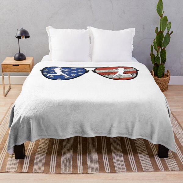 Item preview, American Flag Baseball Sunglasses Baseball Player Vintage USA Flag  designed and sold by clothesy7.