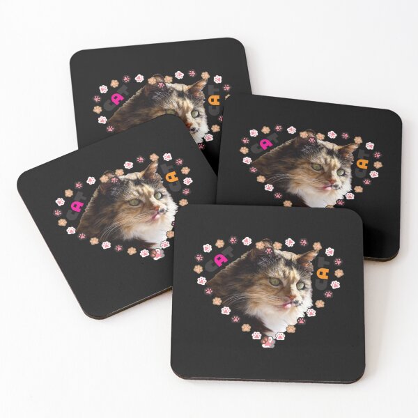Item preview, Cute Cat With Pow Of Hearts Tank Top designed and sold by addeoovrteqt.
