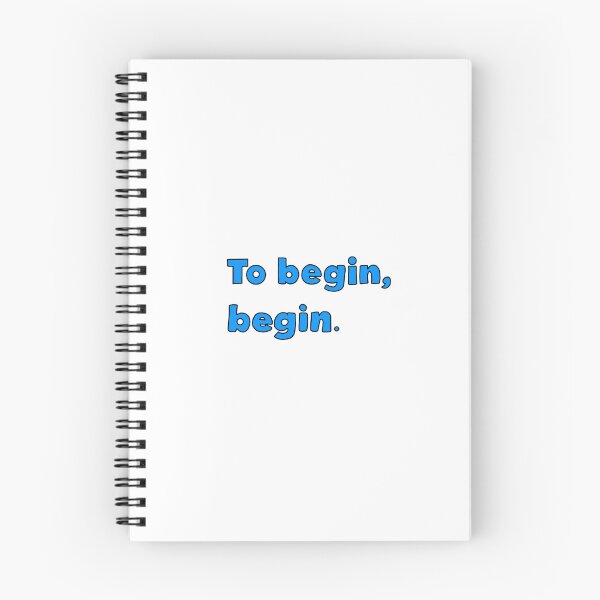 Item preview, To begin, begin.  designed and sold by angrystickergal.