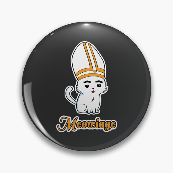 Item preview, Meowiage Funny Cat Parody Marriage Priest   designed and sold by EdieWoolfIllo.