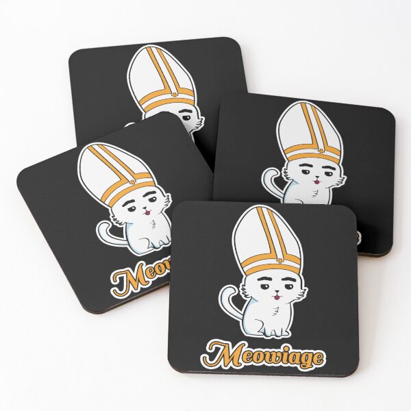 Item preview, Meowiage Funny Cat Parody Marriage Priest   designed and sold by EdieWoolfIllo.