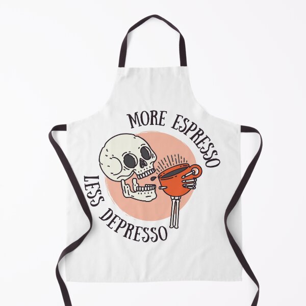 Item preview, More Espresso Less Depresso Coffe Addict Classic designed and sold by AmphoraGhost.