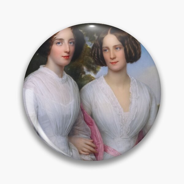 Item preview, The Reventlow Sisters by August Schiøtt Remastered Xzendor7 Classical Art Old Masters Reproductions designed and sold by Xzendor7 Digital Art Creations.
