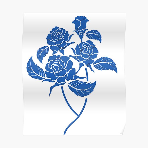Copie de Copie de Rosas Azules : Color Azul AguamarinaCopie de Retirado ya no es mi problema Póster
