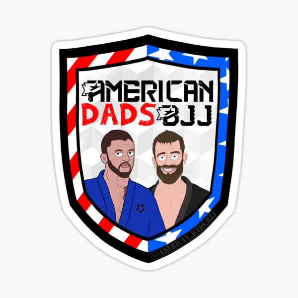 Papas américains BJJ Sticker