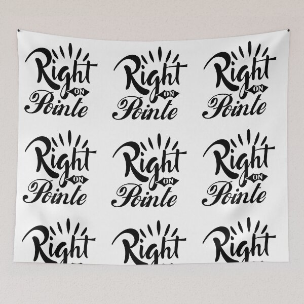 Item preview, Right On Pointe Belle Dance Love Dancing Gift Premium Apparel Funny Xmas designed and sold by DesignByHeartUK.