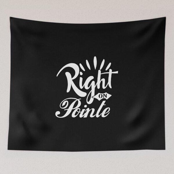 Item preview, Right On Pointe Belle Dance Love Dancing Gift Premium Apparel Funny Xmas designed and sold by DesignByHeartUK.