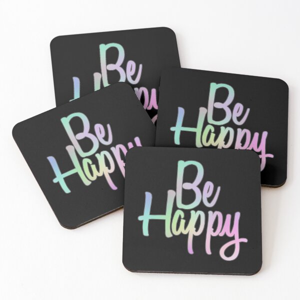 Item preview, Be Happy Sticker designed and sold by verarheaf9.