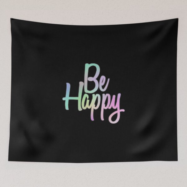 Item preview, Be Happy Sticker designed and sold by verarheaf9.