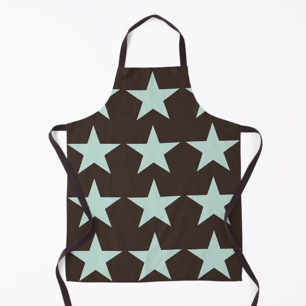 Item preview, Large MINT GREEN and DARK CHOCOLATE BROWN STARS  designed and sold by RachelMacht.