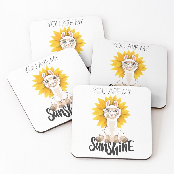 Artikelvorschau, You are my sunshine alpaca sunflower entworfen und verkauft von ProMySign.