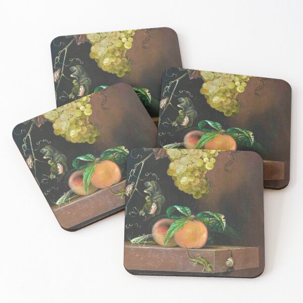 Item preview, Still Life with Fruit, Lizard and Insects by Ottmar Elliger (digitally enhanced)  designed and sold by Amanda1775.