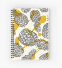 Ananas und Sahne Spiralblock