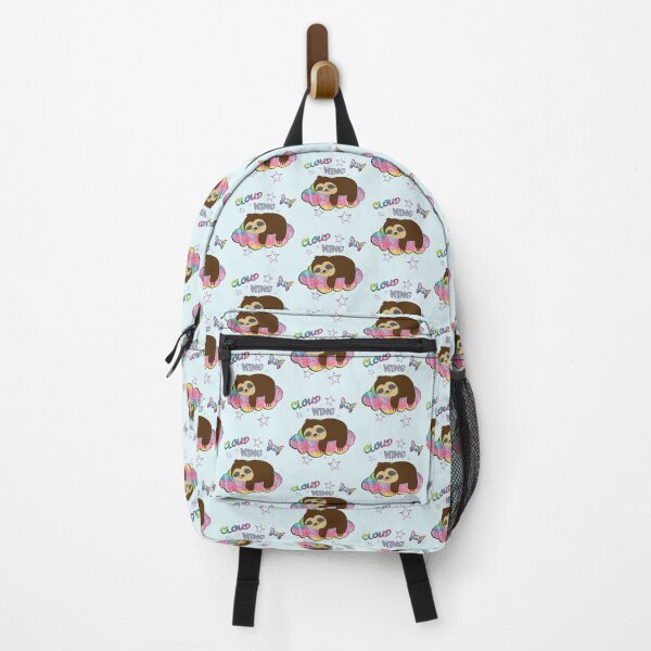 Aperçu de l'œuvre Hippy Life Retro Cloud 9 Paresseux drôle créée et vendue par Cute & Sassy Custom Gifting Boutiques.