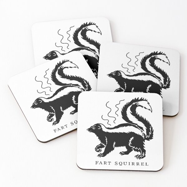Item preview, Fart Squirrel Beware the fartiest of woodland friends designed and sold by NAJRAN.