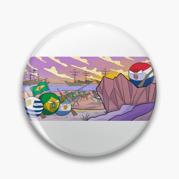 Item preview, Paraguay war - Countryballs designed and sold by Luke Pereira.