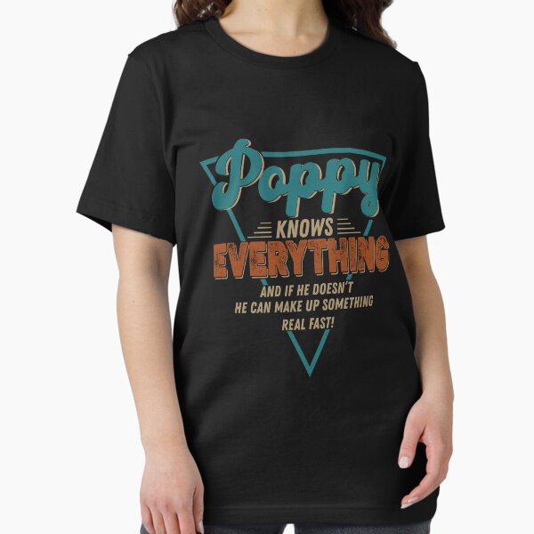 Item preview, Funny poppy knows everything for grandpa and father's day designed and sold by teeteeworld.