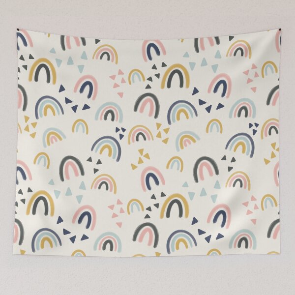 Item preview, Neutral Rainbows Pattern designed and sold by erikakcreates.