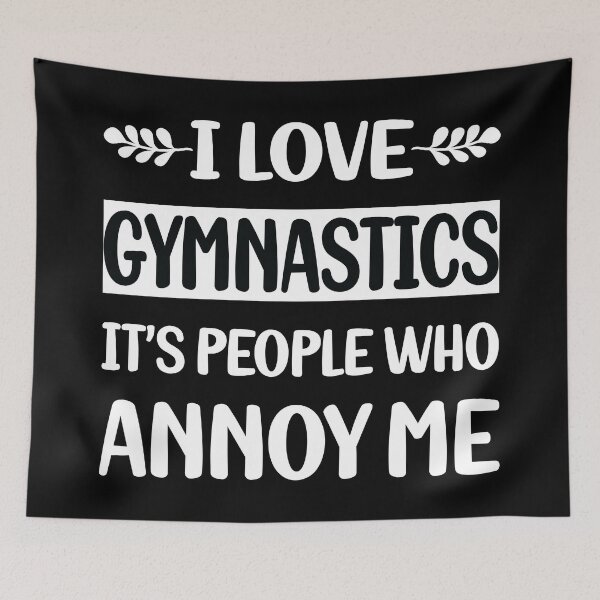 Item preview, People Annoy Me Gymnastics Gymnast designed and sold by revieroklagmano.