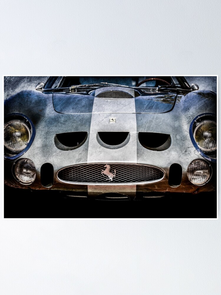 1964 Ferrari 275 Gtb C Speciale Grille 0959ac Poster By Jilljreger Redbubble