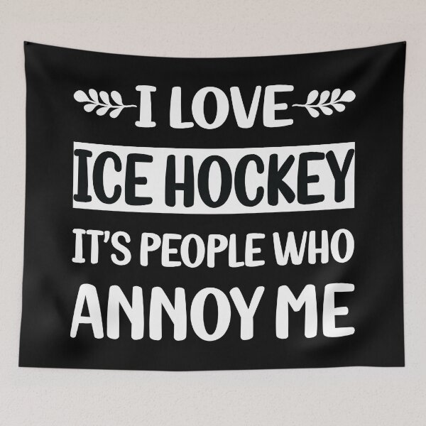 Item preview, People Annoy Me Ice Hockey designed and sold by revieroklagmano.