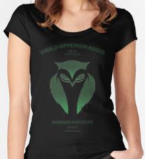 Vigilo Operior Audio Women's Fitted Scoop T-Shirt