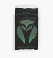 Vigilo Operior Audio Duvet Cover