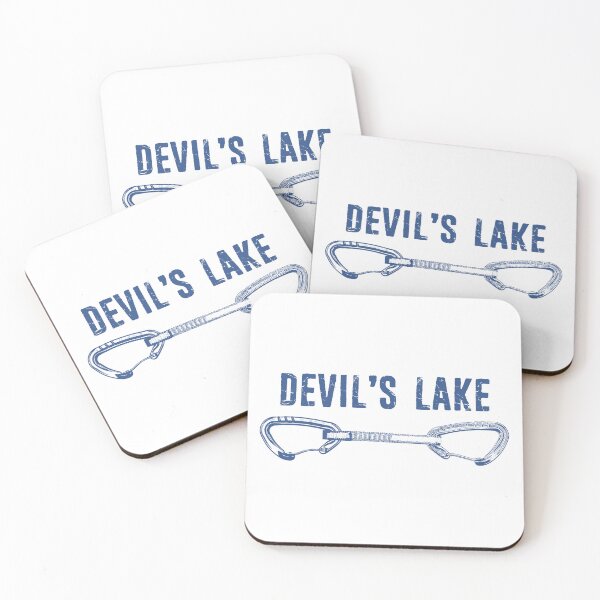 Item preview, Devil's Lake Rock Climbing Quickdraw designed and sold by Esskay Designs.