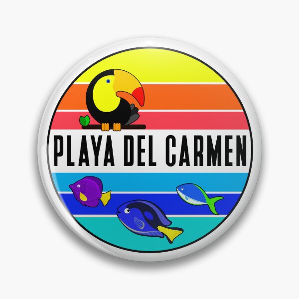 Item preview, Playa del Carmen Mexico Beach Tropical Fish Toucan designed and sold by DESTINATIONS DECAL.