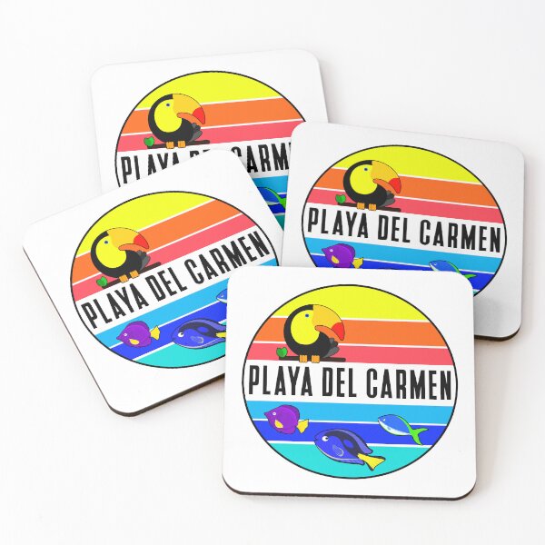 Item preview, Playa del Carmen Mexico Beach Tropical Fish Toucan designed and sold by DESTINATIONS DECAL.