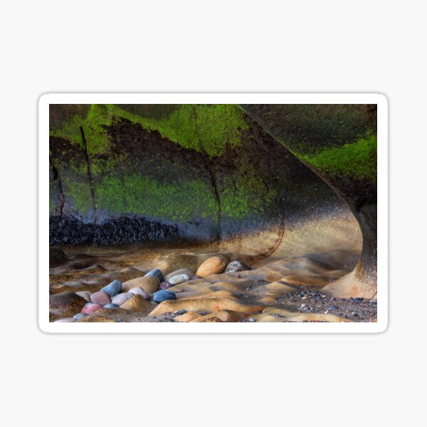 "Clashach Cove Corner Hopeman Moray Coast Scotland" Sticker for Sale by