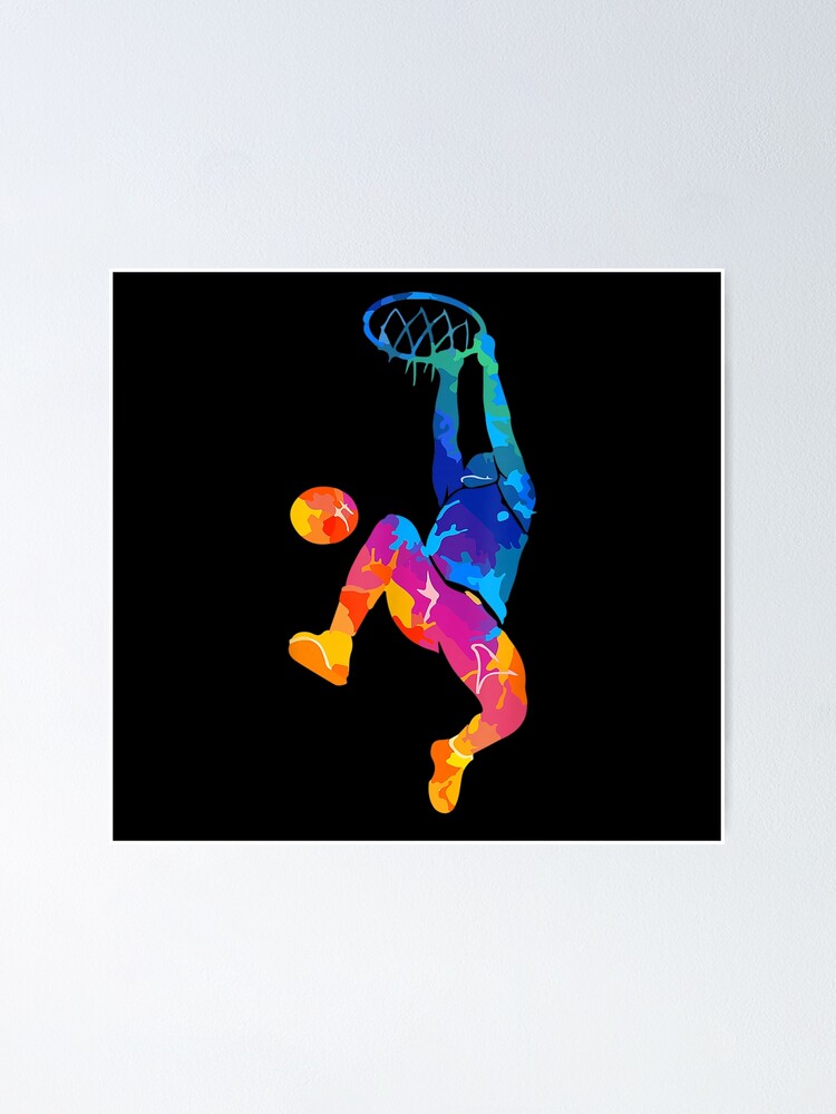 Basket-ball - Silhouette affiche