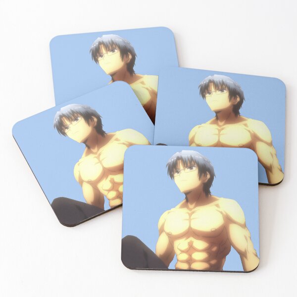 Item preview, Shirtless Takamatsu (Angel Beats) designed and sold by kawaiicrossing.