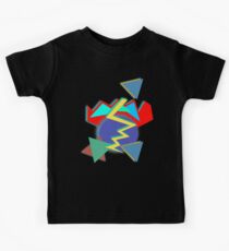 80s Geometry: Worlds Apart Kids Tee