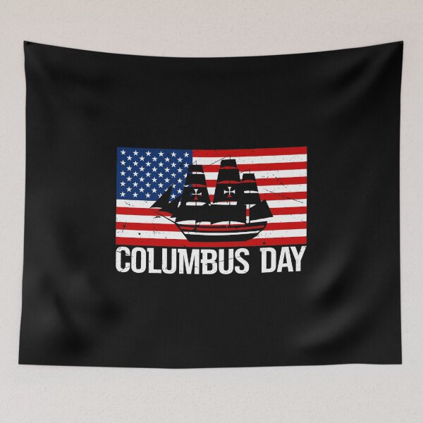 Item preview, Happy Columbus Day 1937 USA Christopher Columbus designed and sold by nueschka.
