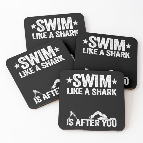 Item preview, Swimming Swimmer Swim Like A Shark Is After You Classic T-Shirt designed and sold by laureljusjv.