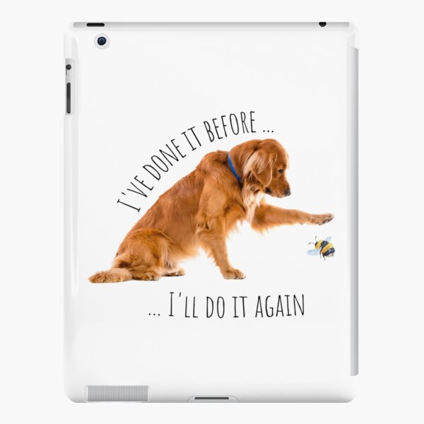 My dog stepped on a bee iPad Case & Skin for Sale by Malonza