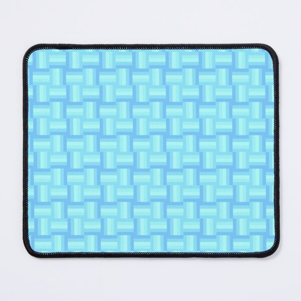 Item preview, Turquoise & Blue Modern Retro Basket Weave Tile designed and sold by PeachesMommy.