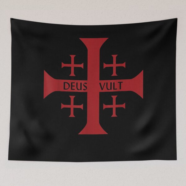 Item preview, Crusader Christianity Deus Vult God Will designed and sold by ZedafShop.