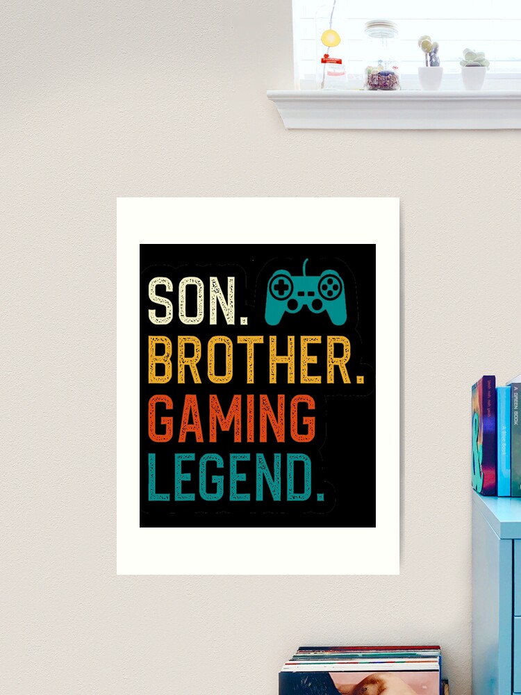 Gaming Gifts For Teenage Boys 8-12 Year Old Christmas Gamer Art Print for  Sale by tightpremium503